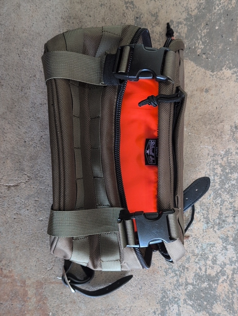Biltwell Motorcycle Handlebar/Sissy bar Bag